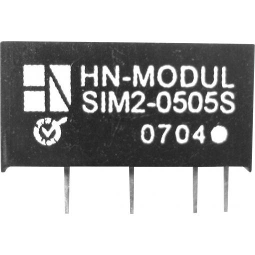 HN Power SIM2-0912D-SIL7 DC/DC měnič napětí do DPS 9 V/DC 12 V/DC, -12 V/DC 82 mA 2 W Počet výstupů: 2 x Obsah 1 ks