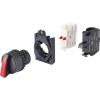 TRU COMPONENTS TC-9860204 S2SRN-S5KR tlačítko volby otočný přepínač červená 2 x 45 ° 1 ks
