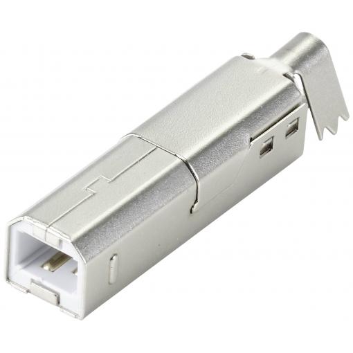TRU COMPONENTS TC-9920788 Konektor USB B s možností vlastní konfigurace Množství: 1 ks
