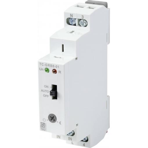 TRU COMPONENTS TC-9962740 TC-GRB8-01+PLS-02-0.2m světelný senzor 1 ks 240 V/AC 1 spínací kontakt (d x š x v) 90 x 64 x 18 mm