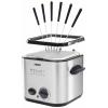Princess 182611 fritéza 1.2 l 840 W 6 napichovátek na fondue nerezová ocel kartáčovaná