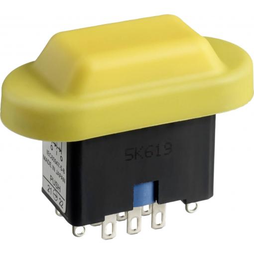 Idec HE6B-M211Y, HE6B-M211Y kolébkový spínač, 16.2 mm, 125 V/AC, 30 V/DC, 3 A, 1 ks