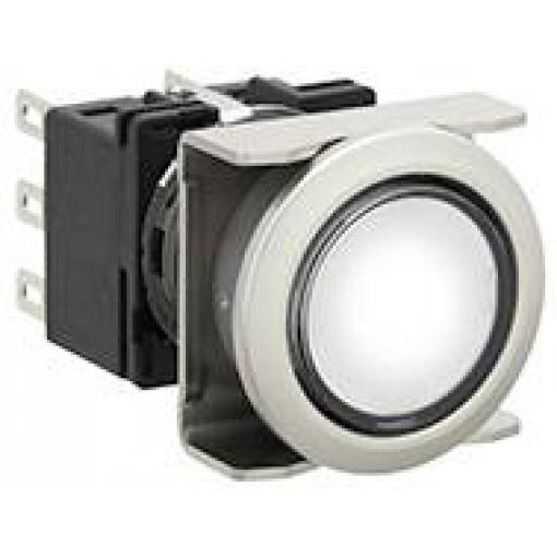 Idec LB6ML-M1T64PW, LB6ML-M1T64PW světelné tlačítko , 18.2 mm, 250 V, 125 V, 30 V, 5 A, 1 ks