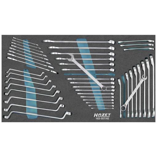 Hazet 163-507/45 163-507/45 sada očkoplochých klíčů Délka klíče (cm) (jen pro nadpis) 6 - 24 mm