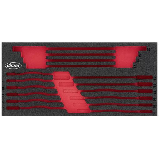 Vigor V4987-L V4987-L Pěnová vložka (d x š) 393 mm x 188 mm