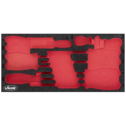 Vigor V4989-L V4989-L Pěnová vložka (d x š) 393 mm x 188 mm