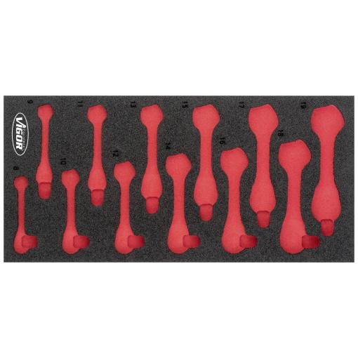 Vigor V5075-L V5075-L Pěnová vložka (d x š) 393 mm x 188 mm