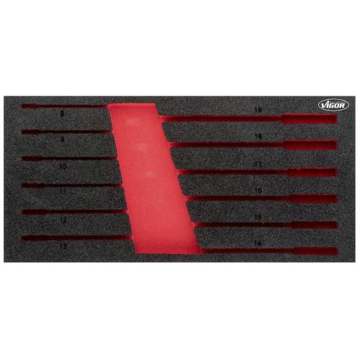 Vigor V5077-L V5077-L Pěnová vložka (d x š) 393 mm x 188 mm