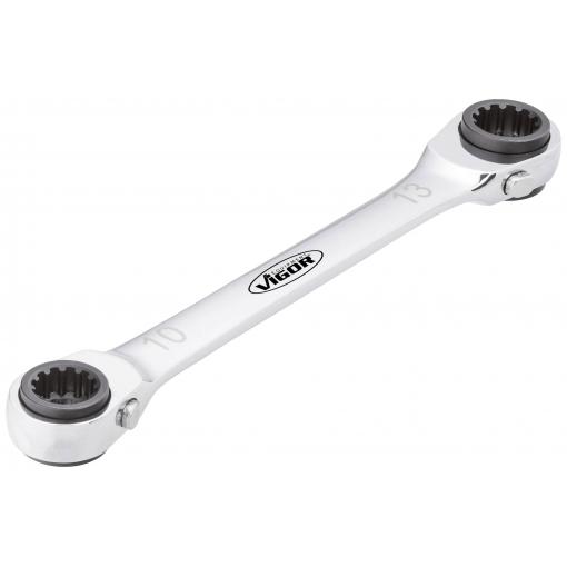 Vigor V3607 V3607 sada oboustranných ráčnových klíčů Délka klíče (cm) (jen pro nadpis) 12 - 13 mm