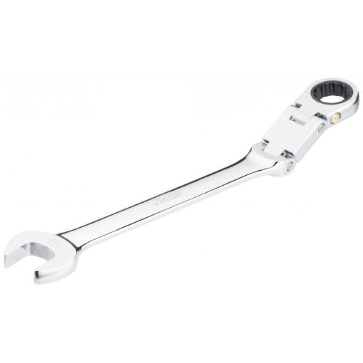Vigor V6752-19 V6752-19 kloubový očkoplochý ráčnový klíč Délka klíče (cm) (jen pro nadpis) 19 mm