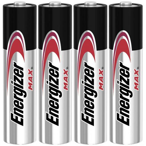 Energizer Max mikrotužková baterie AAA alkalicko-manganová 1.5 V 4 ks