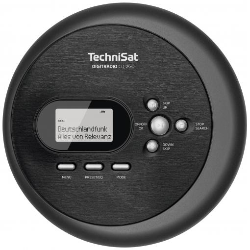 TechniSat Digitradio CD 2GO BT 0000/3970 rádio s CD, DAB+, FM, Bluetooth, CD, černá