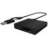 ICY BOX IB-CR404-C31, Kartenleser, CF Exp. 2.0 Type-B, USB 3.2 Gen 2, LED, Aluminium externí čtečka paměťových karet USB-C®, USB 3.2 (Gen 2) černá