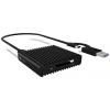 ICY BOX IB-CR404-C31, Kartenleser, CF Exp. 2.0 Type-B, USB 3.2 Gen 2, LED, Aluminium externí čtečka paměťových karet USB-C®, USB 3.2 (Gen 2) černá