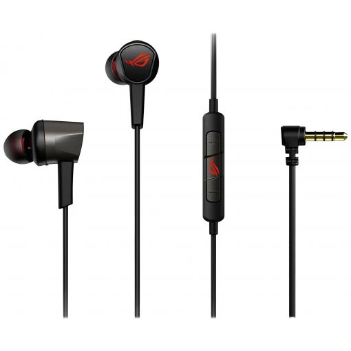 Asus ROG Cetra Core II Headset do uší (In Ear) kabelová stereo černá/červená regulace hlasitosti Gaming