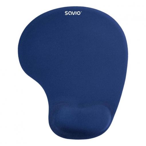 Podložka pod myš gelová SAVIO MP-01NB, tmavě modrá