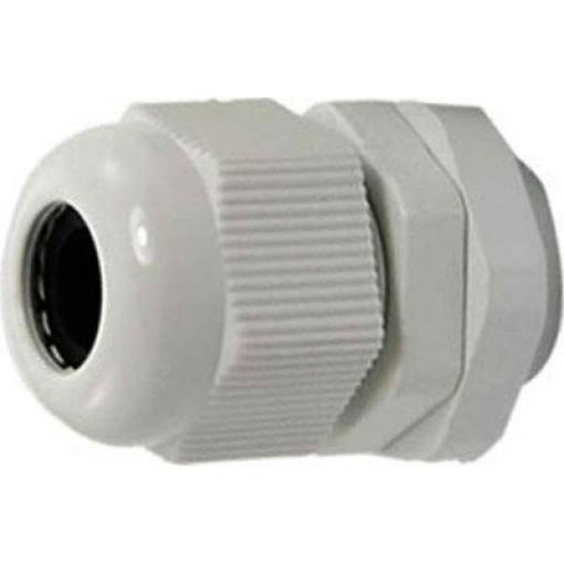 Kabelová průchodka PG-16, M22×1,5, pro kabel 10–14 mm, bílá