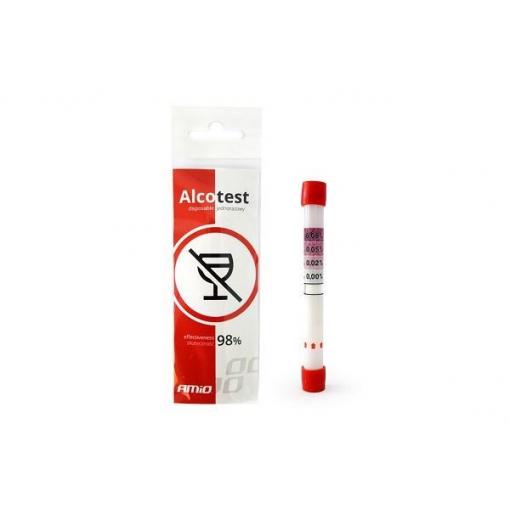 Jednorázový alkoholtester s barevnou stupnicí