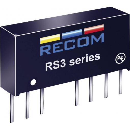 RECOM RS3-2415D DC/DC měnič napětí do DPS 24 V/DC 15 V/DC, -15 V/DC 100 mA 3 W Počet výstupů: 2 x Obsah 1 ks