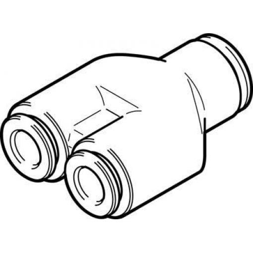 FESTO konektor 578414 NPQH-Y-Q8-Q6-P10 vnější závit: 8 mm 1 ks