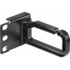 Renkforce RF-4870824 19 palec držák na kabely kabelový vodicí třmen, otočný o 360° Vhodné pro hloubku skříně: 250 mm černá