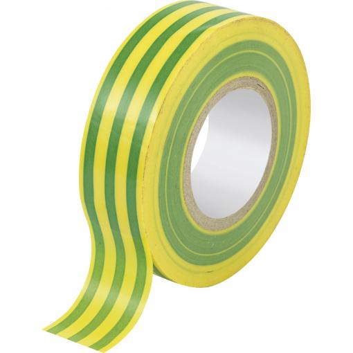 TRU COMPONENTS TC-10089956 Páska na kabelové svazky zelená, žlutá (d x š) 20 m x 19 mm 1 ks