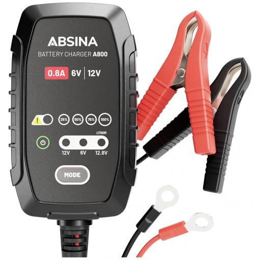 Absina A800 301006 nabíječka autobaterie 6 V, 12 V 0.8 A