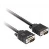 club3D VGA kabel VGA pólové Zástrčka, VGA pólové Zástrčka 3.00 m černá CAC-1703 lze šroubovat, pozlacené kontakty VGA kabel