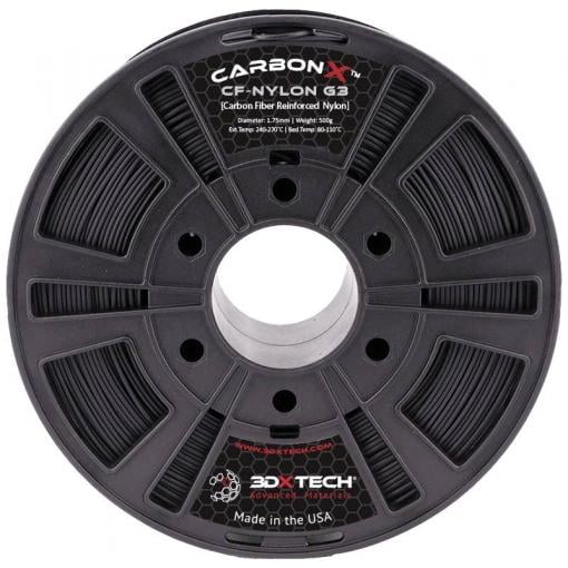 3D Xtech NYL3010500BK0 CarbonX CF Polyamid PA6 vlákno pro 3D tiskárny PA polyamid chemicky odolné 1.75 mm 500 g černá 1 ks