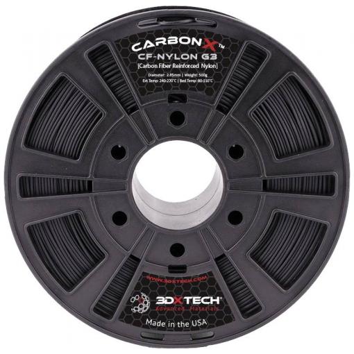 3D Xtech NYL3030500BK0 CarbonX CF Polyamid PA6 vlákno pro 3D tiskárny PA polyamid chemicky odolné 2.85 mm 500 g černá 1 ks
