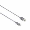 Skross USB kabel USB 3.2 Gen1 USB-A zástrčka 1.20 m vesmírná šedá kulatý, flexibilní provedení, látkový potah SKCA0012A-C120CN