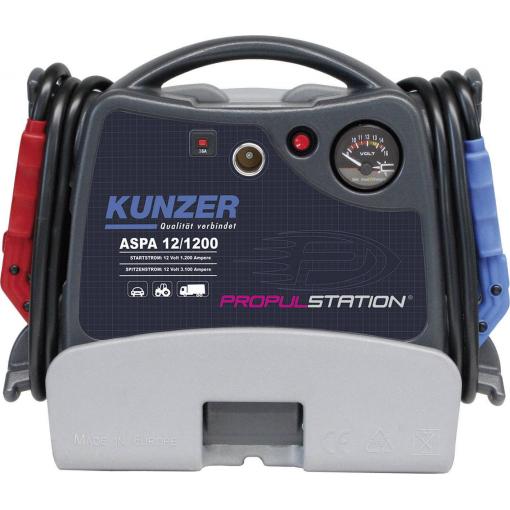 Kunzer systém pro rychlé startování auta ASPD 12/1200 DC/DC ASPD 12/1200 Pomocný startovací proud (12 V)=1200 A nabíjecí a udržovací stanice