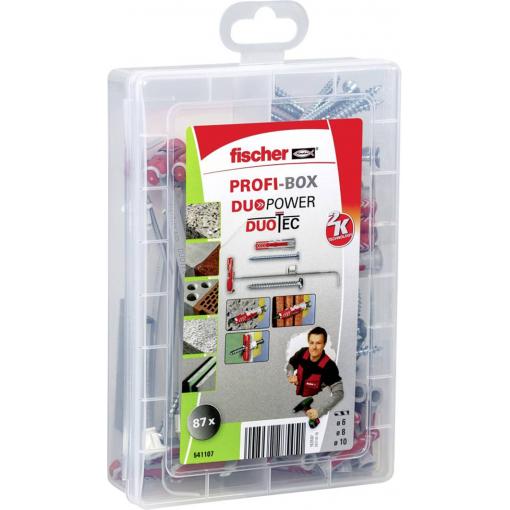 Fischer 541107 PROFI-BOX DUOPOWER-DUOTEC souprava hmoždinek 1 sada