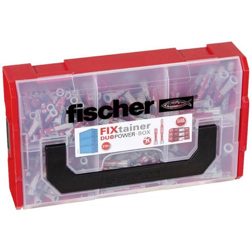 Fischer 541105 FIXtainer - DUOPOWER souprava hmoždinek 210 ks