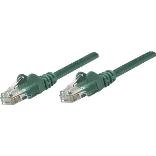 Intellinet 342469 RJ45 síťové kabely, propojovací kabely CAT 6 U/UTP 0.50 m zelená 1 ks