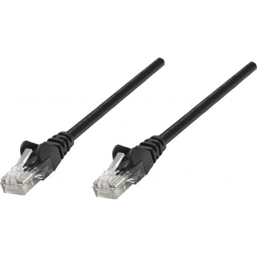 Intellinet 342049 RJ45 síťové kabely, propojovací kabely CAT 6 U/UTP 1.00 m černá 1 ks