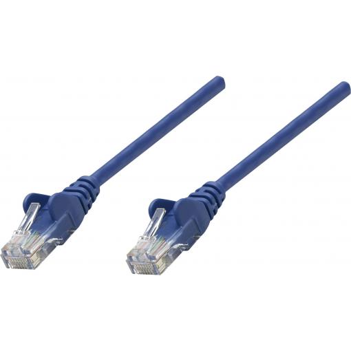 Intellinet 325936 RJ45 síťové kabely, propojovací kabely CAT 5e U/UTP 10.00 m modrá 1 ks