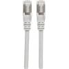 Intellinet 741040 RJ45 síťové kabely, propojovací kabely CAT 6A S/FTP 10.00 m šedá fóliové stínění, stínění pletivem, stíněný, bez halogenů 1 ks
