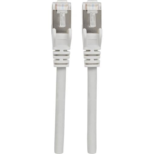 Intellinet 741040 RJ45 síťové kabely, propojovací kabely CAT 6A S/FTP 10.00 m šedá fóliové stínění, stínění pletivem, stíněný, bez halogenů 1 ks