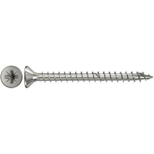 Fischer 657166 šroub ze zápustnou hlavou 4 mm 30 mm křížová drážka Pozidriv galvanizováno zinkem 300 ks