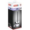 tesa MOON BLACK souprava kartáč na WC lepidlo kov