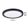 Paulmann 70997 P Atria Shine 11,2W 3000K 190mm sz Ks LED stropní svítidlo 11.2 W černá