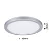 Paulmann 71004 P Atria Shine 11,2W 4000K 190mm ch mt Ks LED stropní svítidlo 11.2 W chrom (matný)
