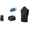 Bosch Professional 06188000G9 Vyhřívaná Weste GHV 12+18V XA vel. Oblečení: 3XL černá