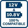 Bosch Professional 06188000ET Bosch Beha bunda GHH 12+18V XA vel. Oblečení: S/M černá