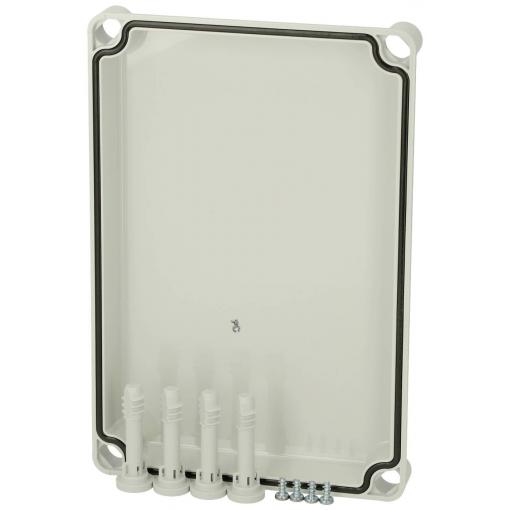 Fibox Cover, PC Grey 3730146 univerzální pouzdro 280 x 190 x 30 polykarbonát šedobílá (RAL 7035) 1 ks