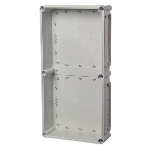 Fibox Base, PC Openings, 6x size 2 flange 3530132 spodní část pouzdra 560 x 280 x 100 polykarbonát šedobílá (RAL 7035) 1 ks