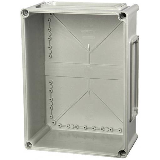 Fibox Base, PC Openings, 3x size 2 flange + 1x size 3 flange 3530315 spodní část pouzdra 380 x 280 x 150 polykarbonát šedobílá (RAL 7035) 1 ks