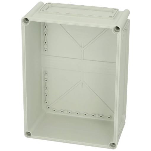 Fibox Base, PC Openings, 2x size 2 flange + 2x size 3 flange 3530316 spodní část pouzdra 380 x 280 x 150 polykarbonát šedobílá (RAL 7035) 1 ks