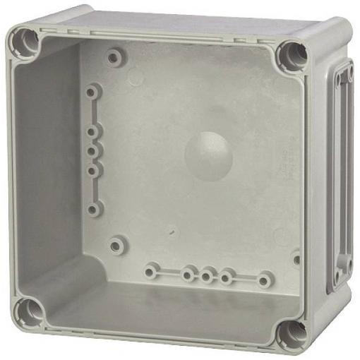 Fibox Base, PC Openings, 1x size 1 flange 3530543 spodní část pouzdra 190 x 190 x 100 polykarbonát šedobílá (RAL 7035) 1 ks